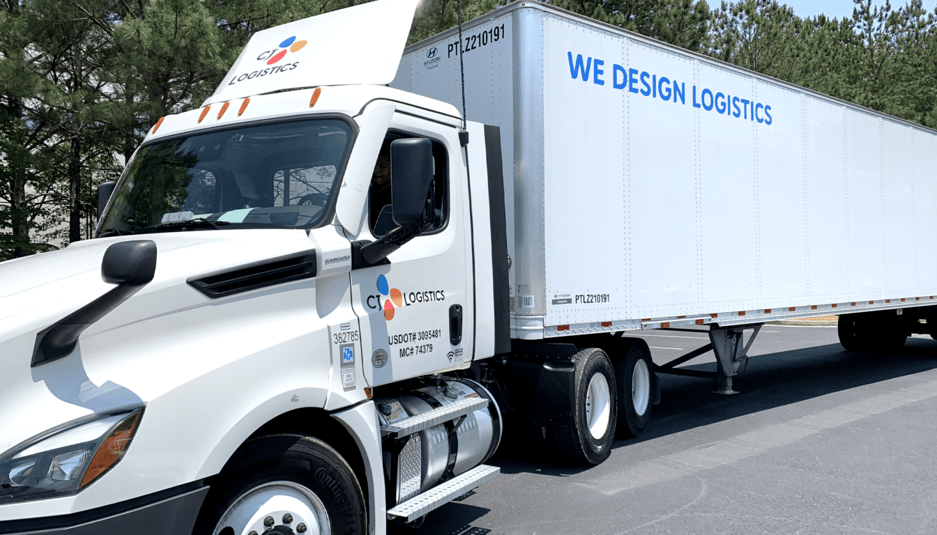 cj logistics america, truck driver appreciation, 3pl