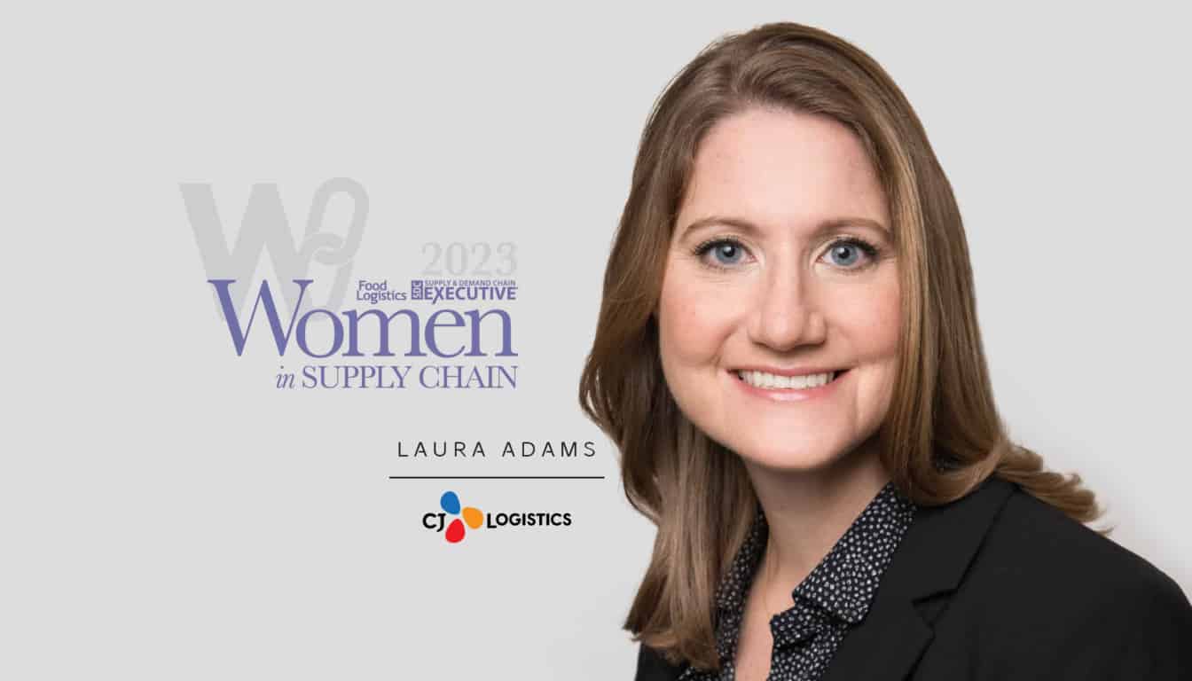 laura adams, cj logistics america, women in supply chain, sdce